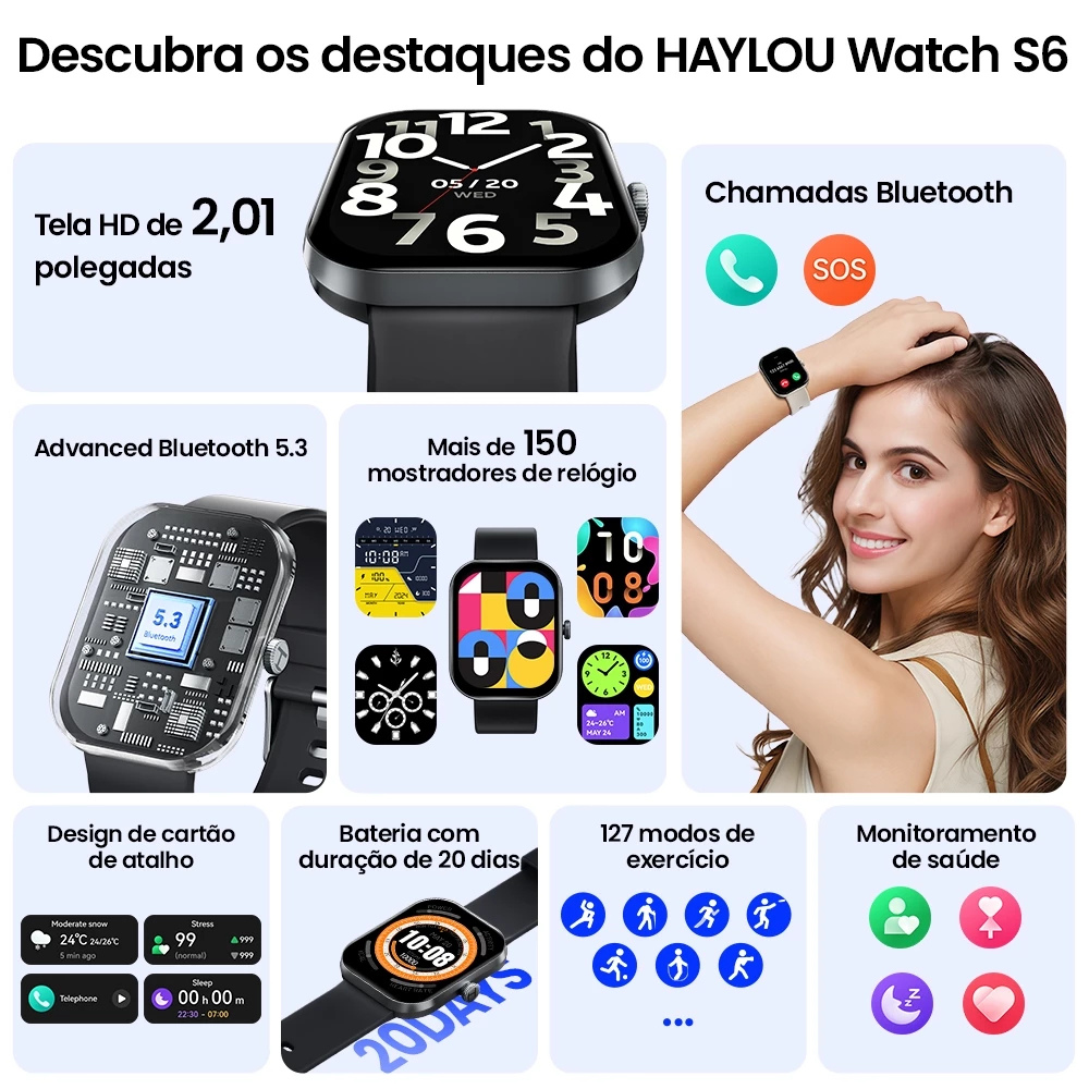 Haylou Watch S6 Pro - Smartwatch